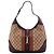 Borsa Hobo Gucci Jackie Monogram Canvas Marrone Beige