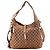 Bamboo Borsa Hobo Gucci in tela monogram con nappina in bambù Marrone