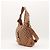 Bamboo Borsa Hobo Gucci in tela monogram con nappina in bambù Marrone - vista 2