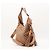 Bamboo Borsa Hobo Gucci in tela monogram con nappina in bambù Marrone - vista 4
