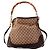 Borsa Tote Gucci Bamboo Shopper Marrone Monogramma