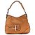 Borsa Hobo Gucci Horsebit in pelle bronzo metallizzato