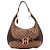 Borsa Hobo Gucci Monogram Bamboo Marrone Monogramma