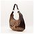 Borsa Hobo Gucci Monogram Bamboo Marrone Monogramma - vista 2