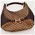 Borsa Hobo Gucci Monogram Bamboo Marrone Monogramma - vista 6