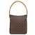 Borsa a tracolla Louis Vuitton Looping GM Monogram Marrone Monogramma - vista 2