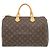 Borsa Louis Vuitton Speedy 35 Monogram Marrone Monogramma - vista 2