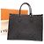 Borsa Tote Louis Vuitton OnTheGo MM Monogram Empreinte Nero - vista 2