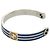 Bracciale Gucci x Adidas Argento Blu Giallo - vista 4