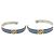 Bracciale Gucci x Adidas Argento Blu Giallo - vista 6