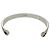 Bracciale rigido Gucci x Adidas Silver Nero Argento Arancione - vista 2