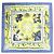 Hermès Foulard Hermes Carre 90 LA VIE DU GRAND NORD Blu Giallo Blu chiaro