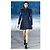 Christian Dior x Raf Simons Pre-Fall 2015 Pailletten-Top Dunkelblau - Ansicht 2