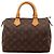 Borsa a mano Louis Vuitton Speedy 30 Monogram Canvas Marrone Monogramma
