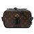 Borsa a mano/Borsa a tracolla Louis Vuitton Monogram Saint-Onge Marrone Nero