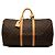 Borsa Boston Louis Vuitton Monogram Keepall 55 Marrone