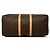 Borsa Boston Louis Vuitton Monogram Keepall 55 Marrone - vista 3