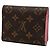 Portafoglio tri-fold Louis Vuitton Monogram Vivienne Marrone Rosa - vista 2