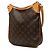 Borsa a tracolla Louis Vuitton Monogram Odeon PM Marrone - vista 2
