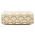 Céline Sac à main Celine Triomphe Mini Vertical Cabas Marron Blanc - vue 3