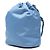 Pouch a mano Prada in Tessuto con placca logo triangolare Blu - vista 2