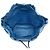 Pouch a mano Prada in Tessuto con placca logo triangolare Blu - vista 4