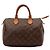 Borsa a mano Louis Vuitton Speedy 30 Monogram Canvas Marrone Monogramma