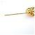 Spilla Chanel 95A Coco Mark Gold Flower D'oro - vista 3