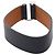 Hermès Pulsera de cuero Hermes Sellier Negro Plata - vista 2