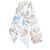 Hermès Twilly Academia Hippica Ribbon Scarf Bianco Multicolore