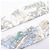 Hermès Twilly Academia Hippica Ribbon Scarf Bianco Multicolore - vista 7