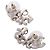 Pendientes Chanel B23P Coco Mark No. 5 Clover Plata - vista 2