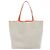 Hermès Hermes Double Sens 45 Pearl Grey Wendbare Tote Bag Braun Orange