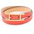 Hermès Pulseira Charm em couro Swift Hermes Vermelho