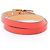 Hermès Pulseira Charm em couro Swift Hermes Vermelho - vista 2