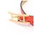 Hermès Pulseira Charm em couro Swift Hermes Vermelho - vista 6
