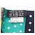 Hermès Foulard Hermes Maxi Twilly Clic Clac a Pois Multicolore Verde Blu navy - vista 5