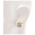 Orecchini Chanel I22S Coco Mark Stud Earrings Bianco D'oro - vista 4