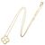 Collana Van Cleef & Arpels Vintage Alhambra D'oro Giallo - vista 2