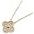 Collana Van Cleef & Arpels Vintage Alhambra Diamanti D'oro
