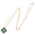Collana Van Cleef & Arpels Vintage Alhambra Malachite e Diamanti D'oro Verde - vista 2