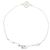 Bracciale Sweet Alhambra Diamanti Van Cleef & Arpels Argento Bianco - vista 2