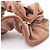 Hermès Scrunchie Hermes Claudia Plan Air in pelle Marrone Bianco - vista 6