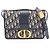 Borsa a tracolla Christian Dior Dior 30 Montaigne Beige Blu navy