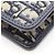 Borsa a tracolla Christian Dior Dior 30 Montaigne Beige Blu navy - vista 6