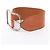 Hermès Brazalete Rígido Hermes Api GM de Piel Castaño - vista 3
