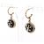Conjunto de Colar e Brincos Chanel 10C Coco Mark Preto Dourado - vista 6