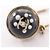 Conjunto de Colar e Brincos Chanel 10C Coco Mark Preto Dourado - vista 9