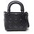 Borsa Christian Dior Lady Dior Mini Cannage Nero
