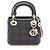 Christian Dior Lady Mini Beaded 2-Way Handbag Black Multiple colors